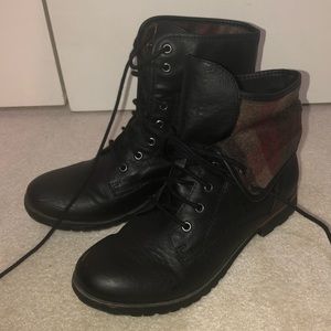 Fold-Down Combat Boots